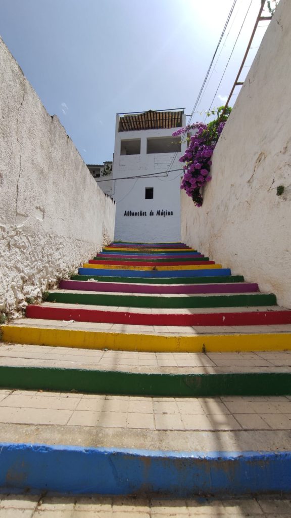 Escalera de colores